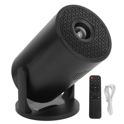 Small Projector LED Black Video Projector Bluetooth Wireless Fidelity 8000lm Brightness USB TV Sticks for Laptop PC Smartphone