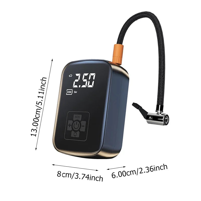 Wireless  Electric Car Air Compressor Tire Inflator Pump for Motorcycle Bicycle Boat AUTO Tyre Balls
