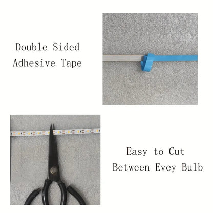 1M LED Night Lamp USB Motion Sensor Dimming LED Strip Lights Nightlights TV Backlight Kitchen Hand Sweep Waving Tape Diode